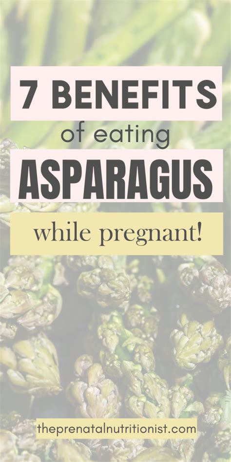 asparagus for pregnancy